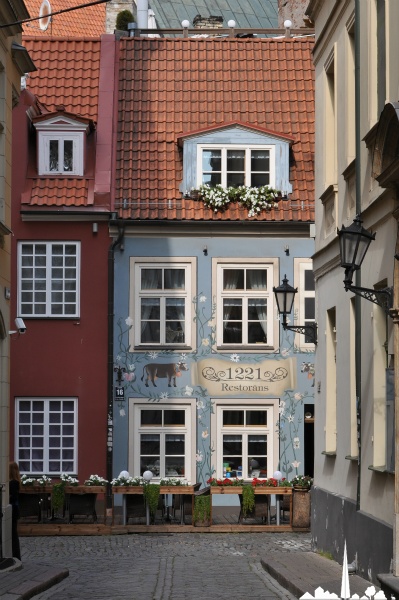 Jolie façade d'un restaurant