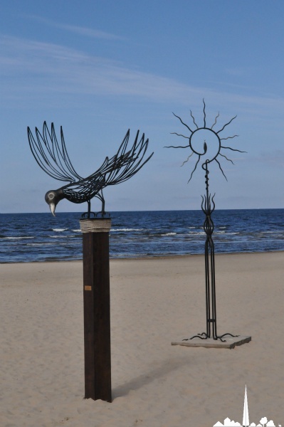 Scultures sur la plage