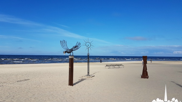 Scultures sur la plage