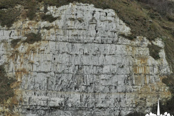 Saint-Valery-en-Caux - Effet de sculpture dans la falaise