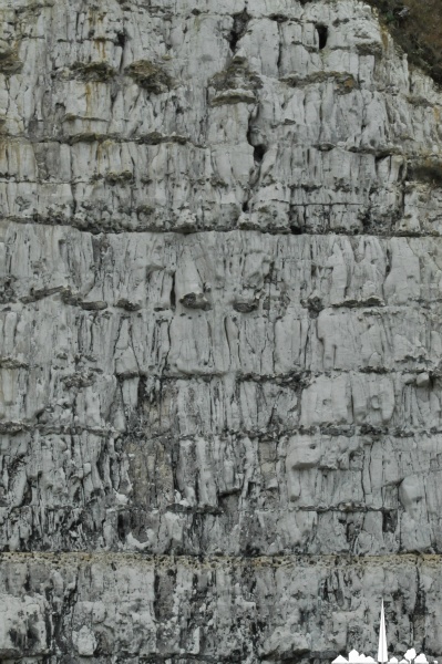 Saint-Valery-en-Caux - Effet de sculpture dans la falaise