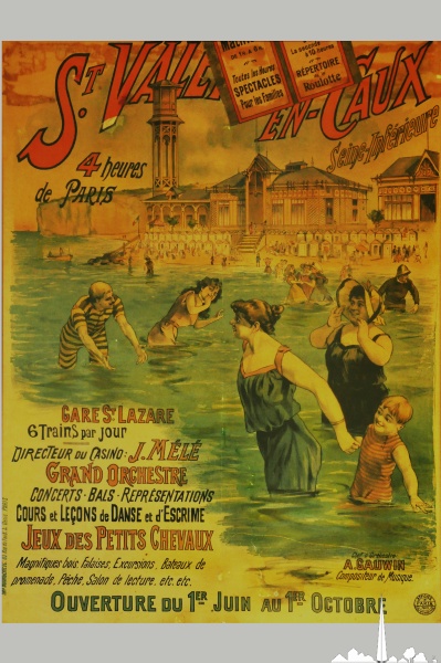 Saint-Valery-en-Caux - Affiche du XIX éme siècle